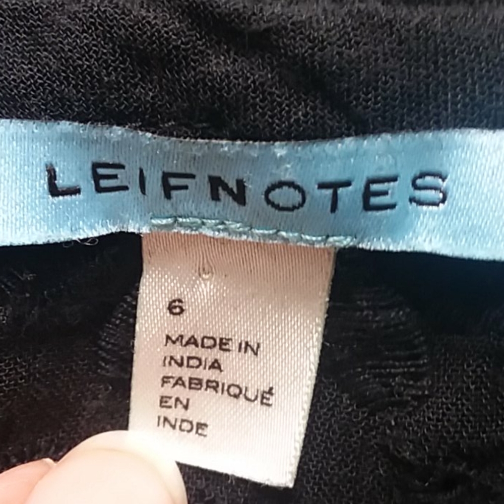 Black Leifnotes Top - image 3